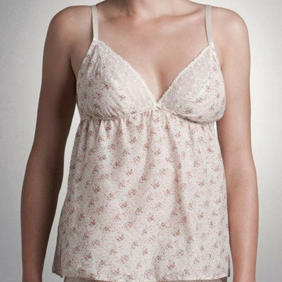BLUSH LINGERIE Love Always CREAM FLORAL Camisole - Picture 1 of 1
